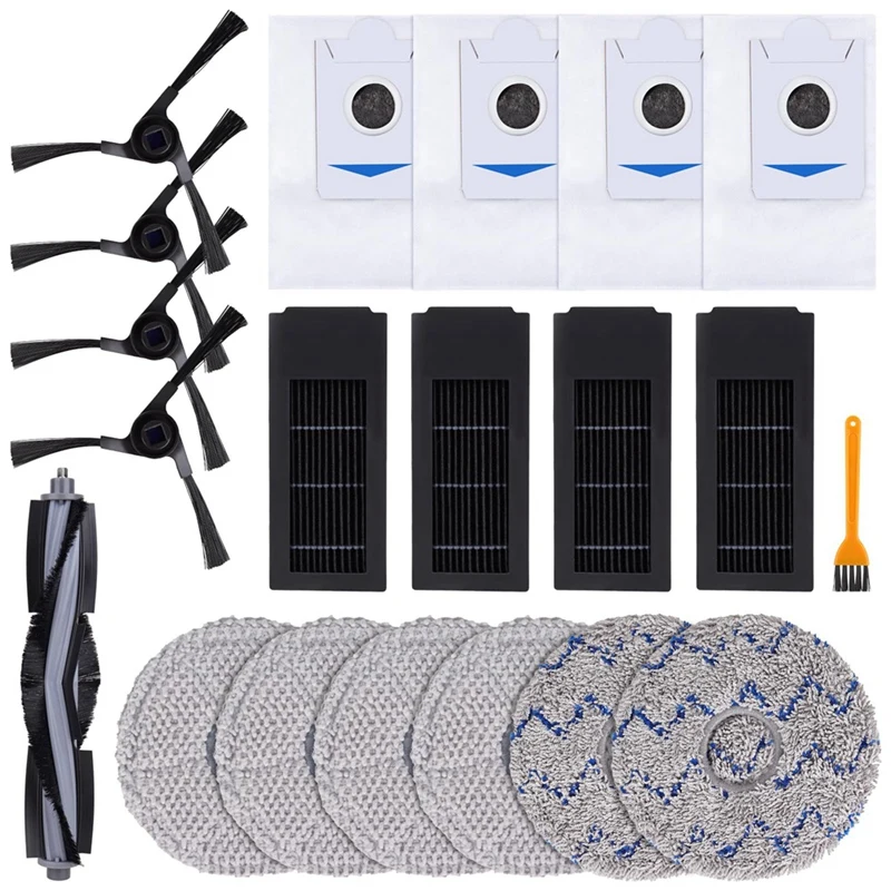 Replacement Accessories Set For Ecovacs Deebot X2 / X2 Omni / X2 Pro / DEX86 Robot Vacuum Cleaner Accessories