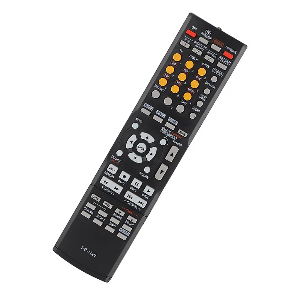 

Learning Remote Control Replacement Receiver Set Controller Black Wireless Easy Operation Long Distance