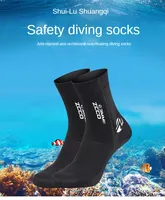 ZCCO 3mm Neoprene Diving socks super-elastic non-slip diving fins Adult children Scuba Spearfishing Snorkeling Swimming socks