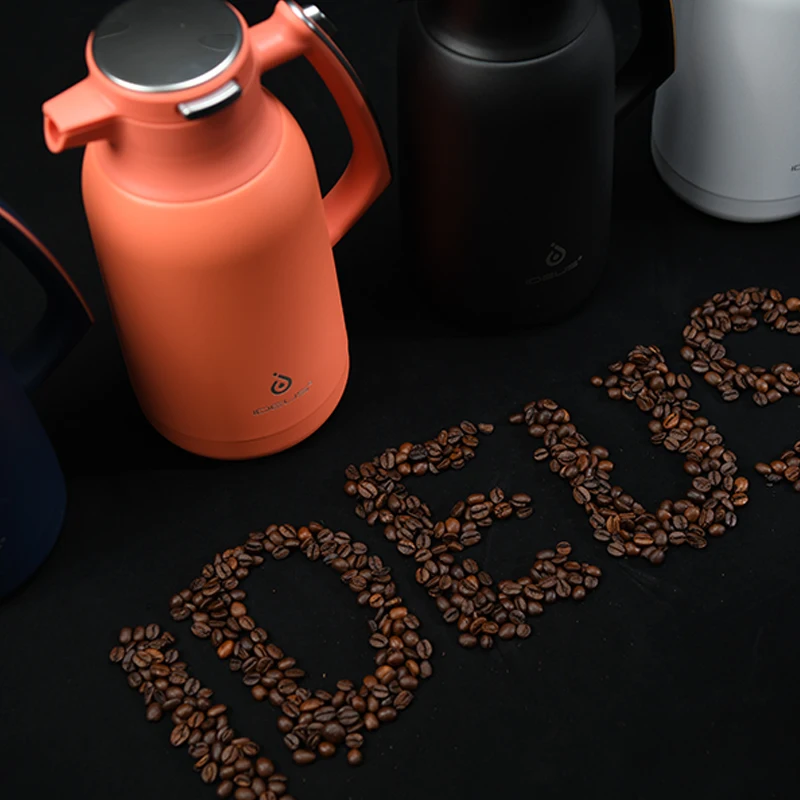 

Изолированный кофейник Ideus, 68 унций, двухслойная изолированная вакуумная бутылка из нержавеющей стали, бутылка для воды, сервиз кофе и напитки D