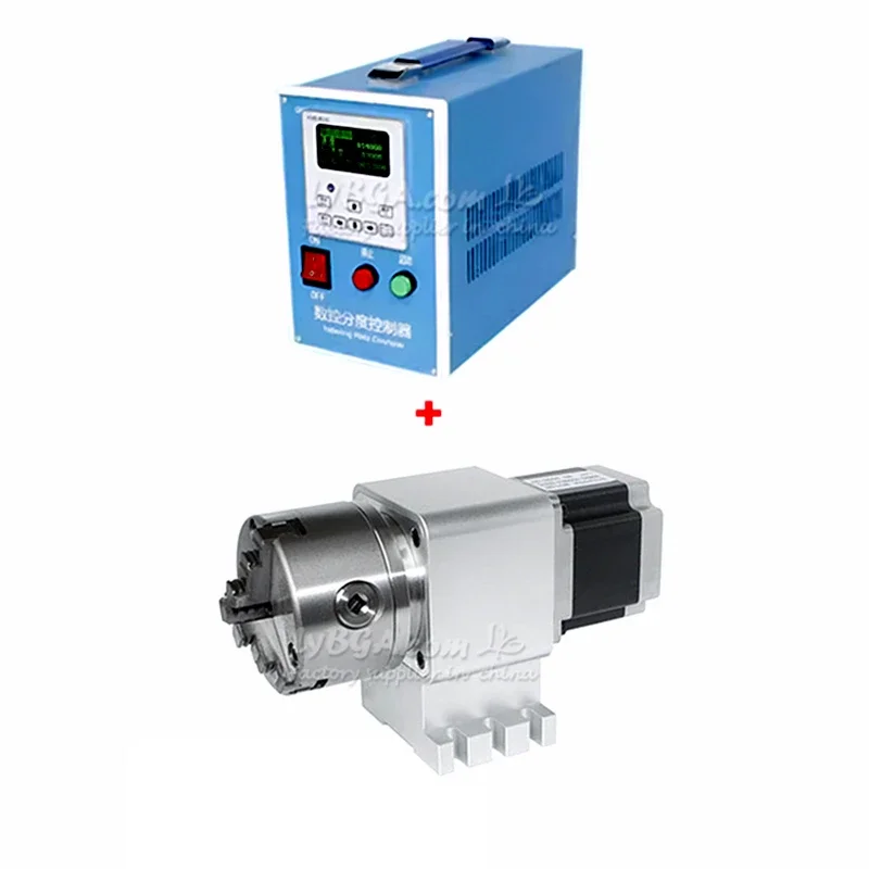 Planetary Gearbox Planetary Reducer 4th Axis Rotary Axis 100mm 3-Jaws Chuck Nema34 86mm Motor CNC Wood Router Accessories