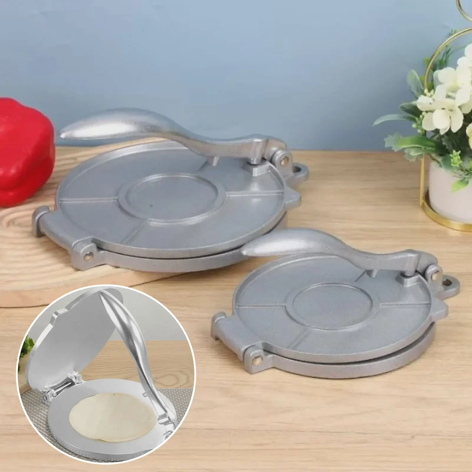 

Manual Tortilla Press For Corn Masa Versatile Hand Press For Chapati Empanadas Dumpling For Family Cooking Fun