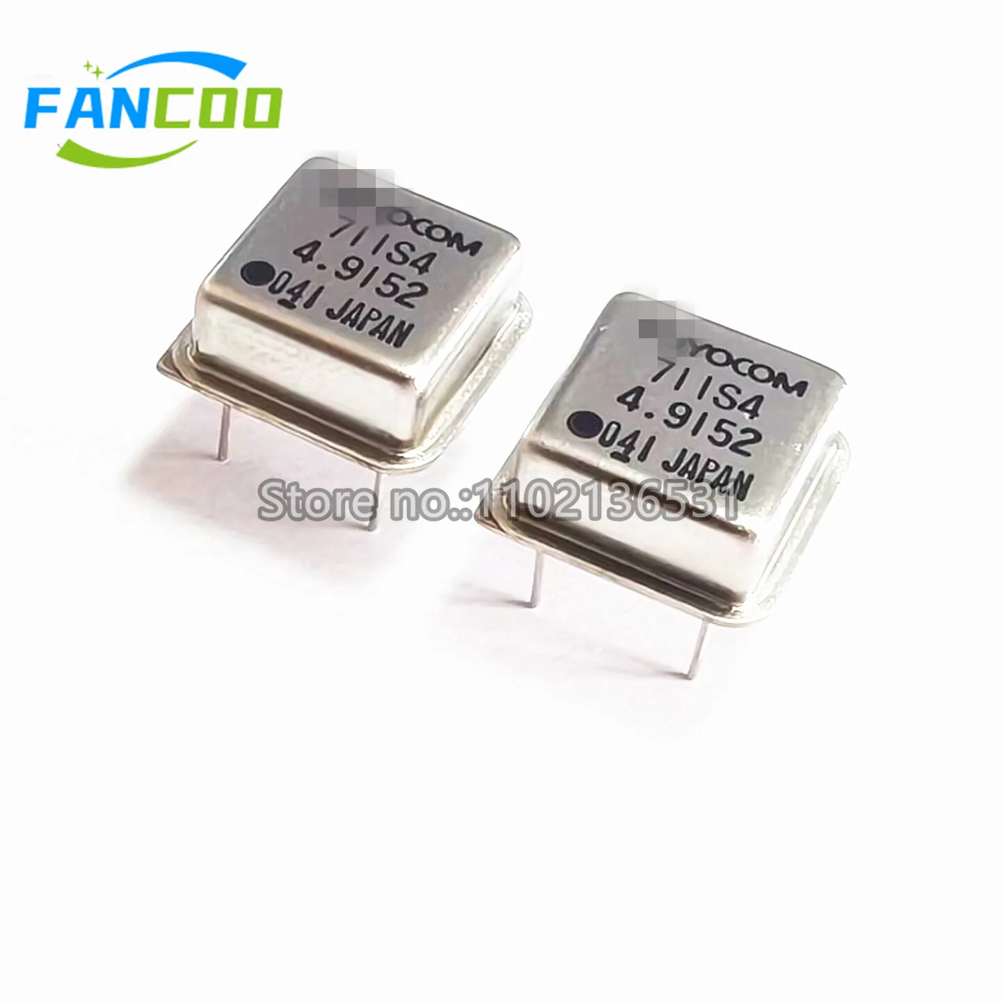 5PCS 4.9152M 4.9152MHZ Half Size 3.3V 5V CRYSTAL CLOCK OSCILLATOR OSC DIP-4 4.9152