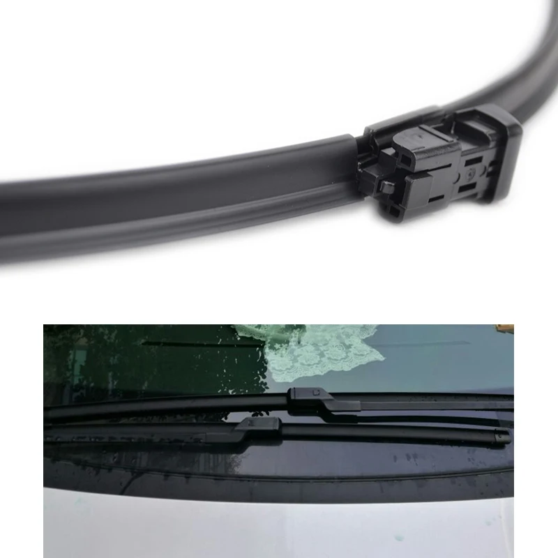 Front Rear Wiper Blades Fit For Peugeot 3008 2008 2009 2010 2011 2012 2013 2014 2015 Windshield Fit push button Arms