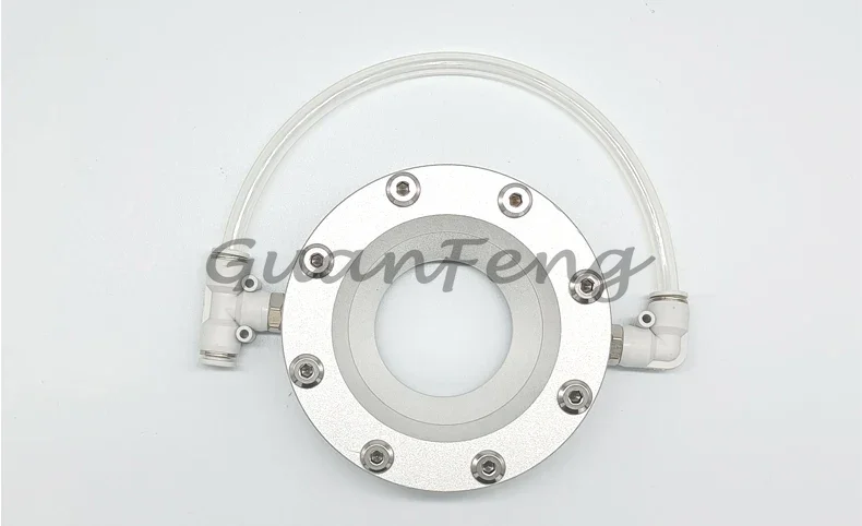 Aluminum Alloy Pneumatic Annular Air Knife, Circular Compressed Air Ring, Industrial Air Washer Nozzle