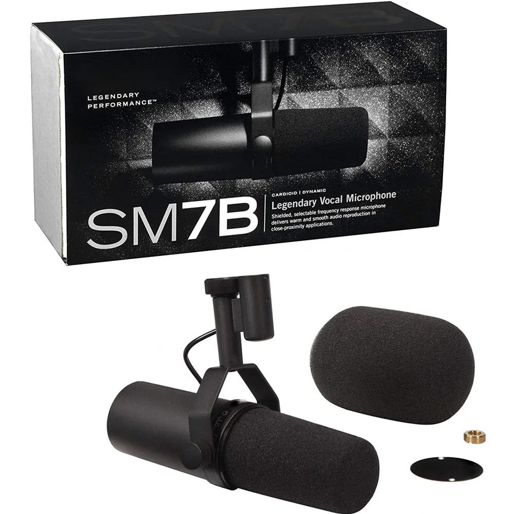 SM7B SM 7B Professional Reporter Interview Singing Wired Usb Condenser Recording Wired Condenser Microphone Kit