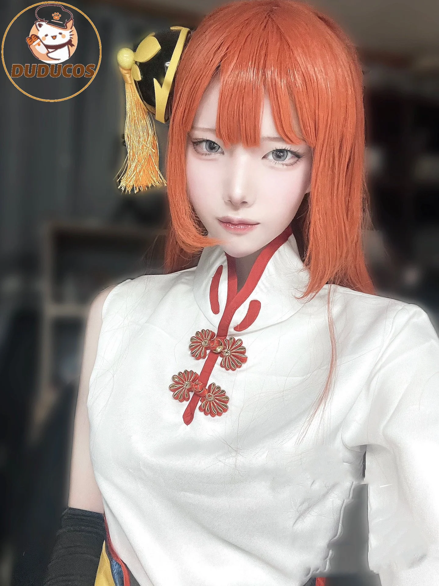 Athemis Anime Outfits Gintama Chizuru Kagura Cospaly Costume cheongsam outfit