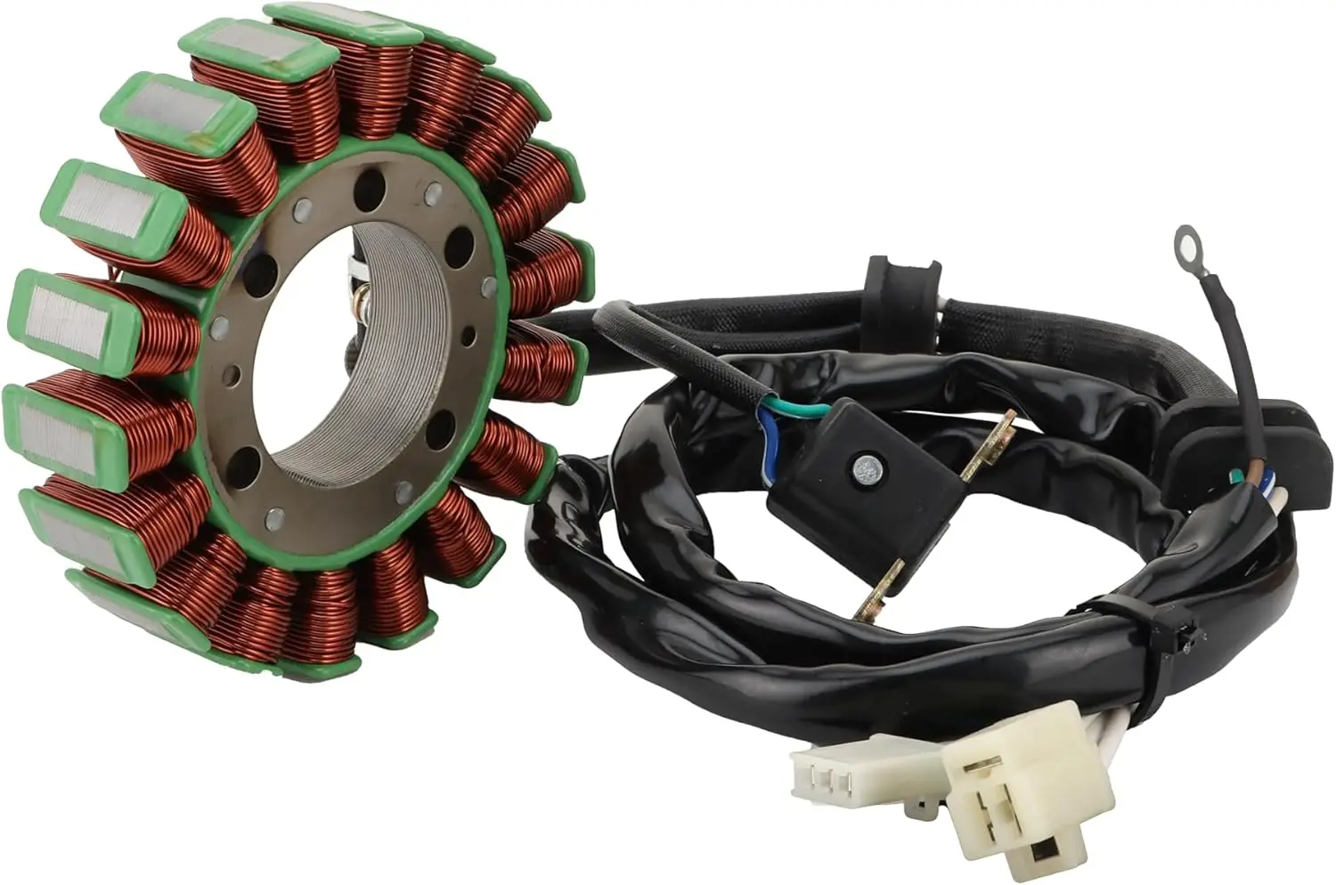 Estator magnético Estator de motor eléctrico resistente a la humedad de 18 bobinas Compatible con XV250 Vento Colt 250 V-thunder 250 1990-2002