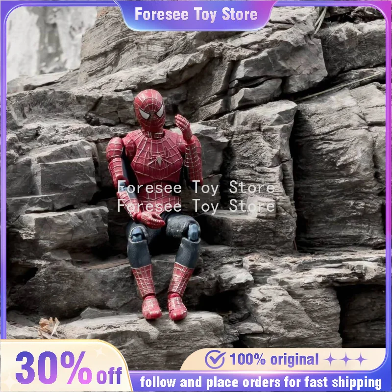 

15cm The Amazing Spider-man Tobey Spider-man Action Figures Marvel Anime Surroundings Models Decorations Best Gifts for Children