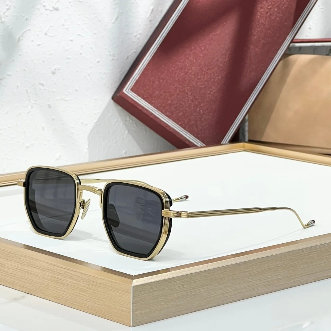 JM ATKINS 46-26 Top Quality Mens Sunglasses for Women Classic Punk Luxury Acetate UV400 Designer Sunglasses With Box