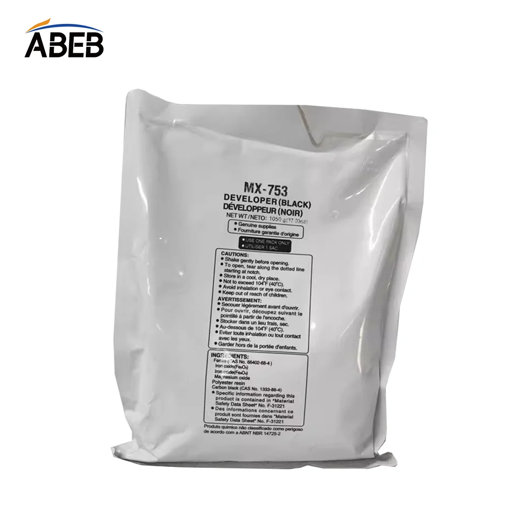 1Bag 1050g MX753 Developer Powder For Sharp Sharp MX623 MX753 OEM High Quality Compatible Carrier
