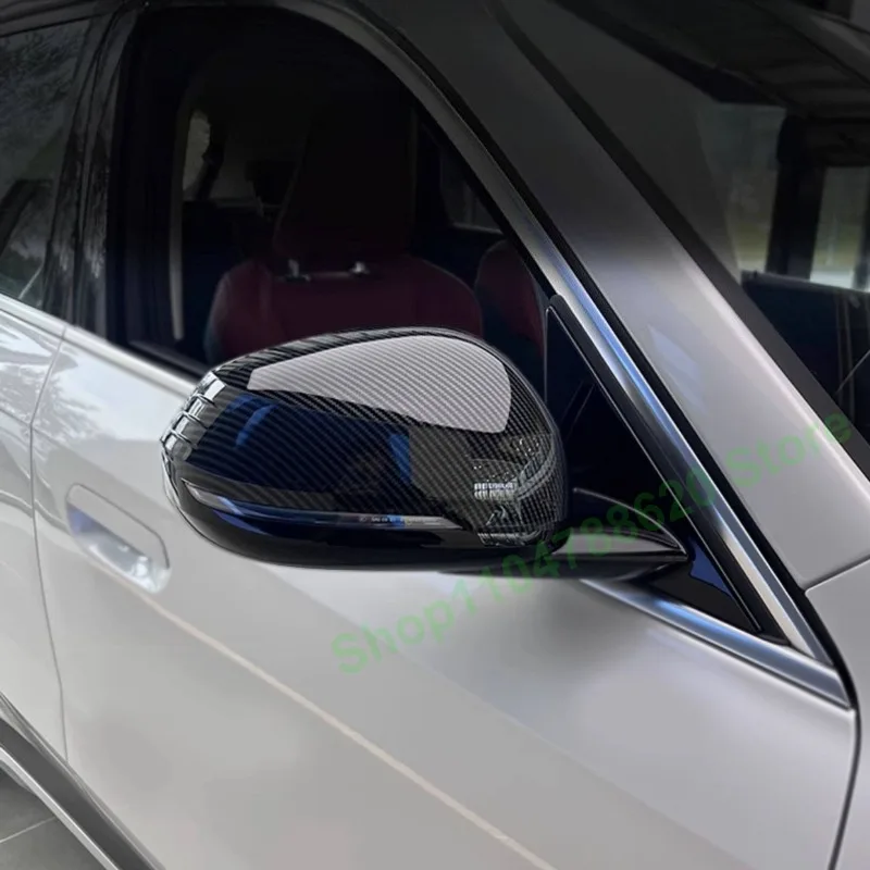 

For BMW X1 iX1 2023-2026 Dedicated Rearview Mirror Cover Carbon Fiber Pattern Protective Shell Car Exterior Modified Accessories