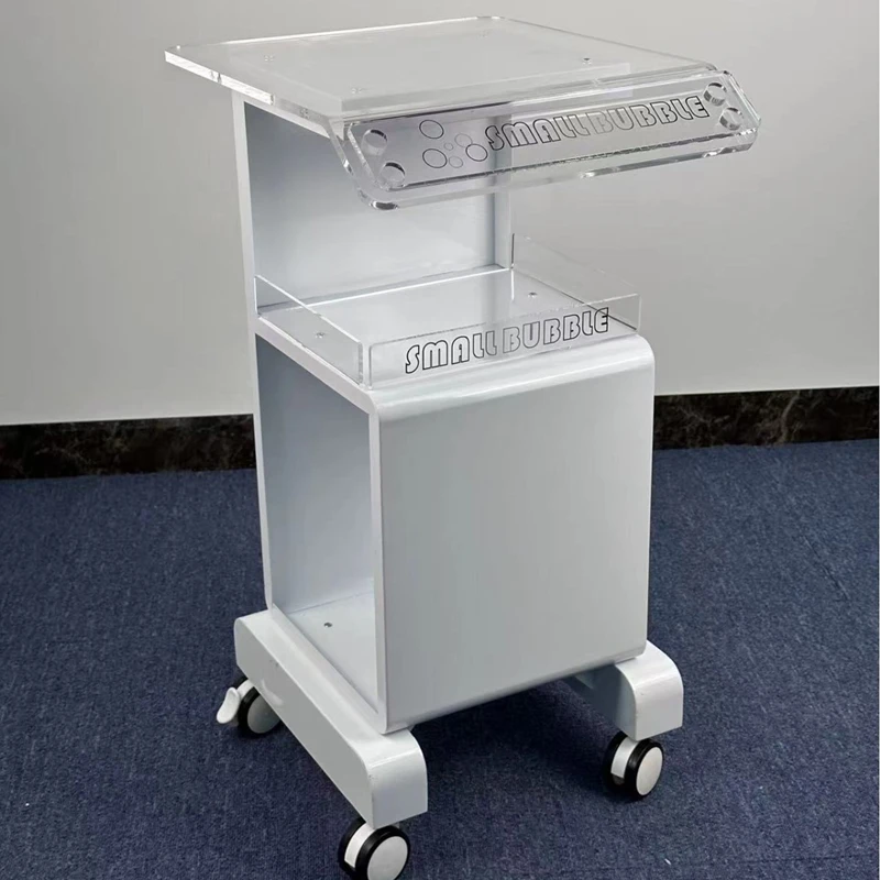 Hydrogen-Oxygen Instrument Cart Storage Rack Beauty Instrument Cart / Microbubble Cart Base Storage Rack / Tool Cart