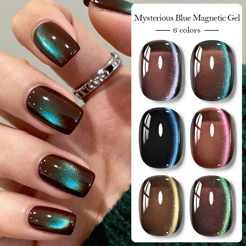7ml gato acastanhado gel magnético unha polonês grânulo de vidro semi permanente embeber fora do gel uv manicure diy verniz da arte do prego gel da ar