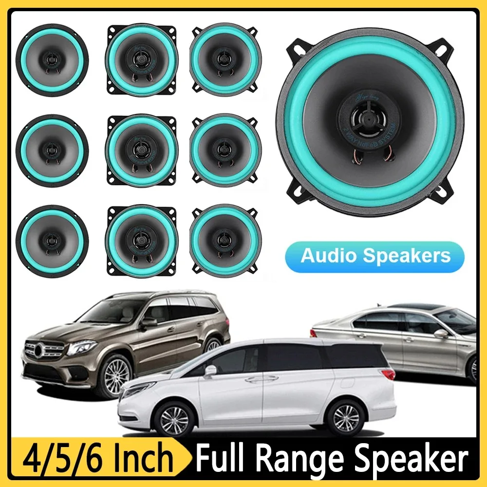 1 Piece 4/ 5/ 6 Inch 100W/160W Universal Car Speakers Car HiFi Coaxial Speaker Car Audio Music Stereo Full Range Speakers