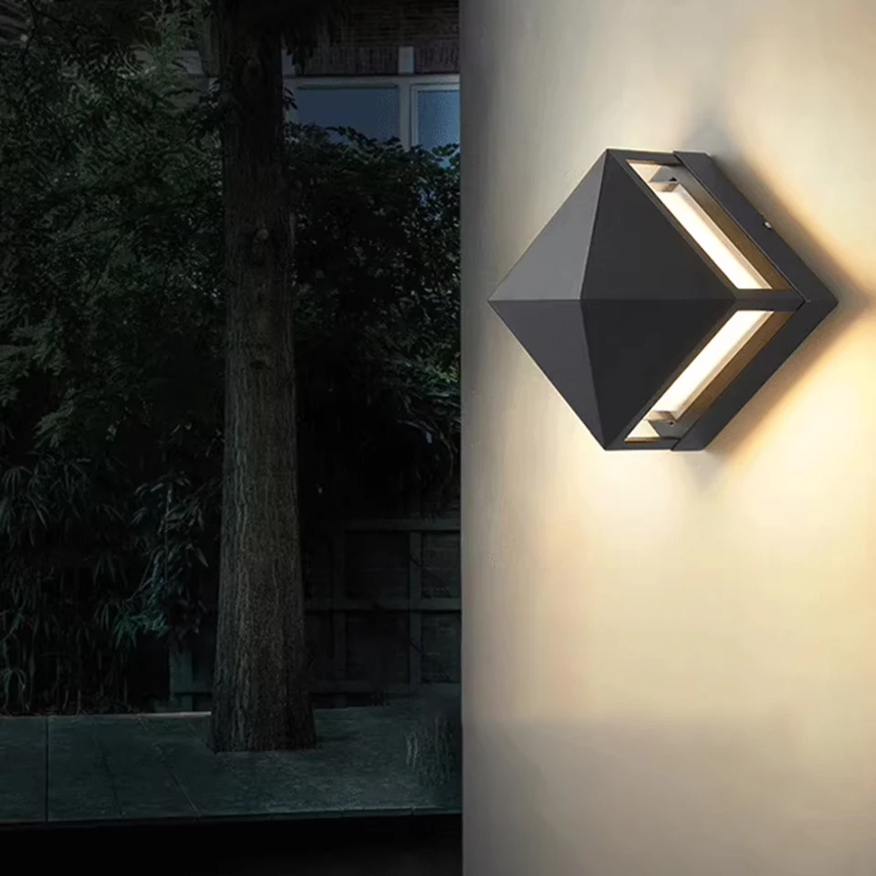 Led في الهواء الطلق الجدار الخفيفة مقاوم للماء IP66 Led الإضاءة في الهواء الطلق أضواء الشرفة حديقة في الشرفة أضواء الجدار في الهواء الطلق مصباح أضواء الحديقة #5