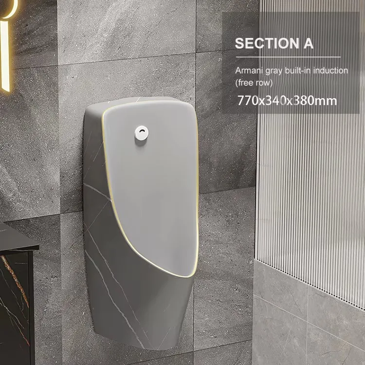 

Оптовая продажа, сантехника для дома, отеля, настенное крепление, керамика, небольшой сенсорный писсуар, современный