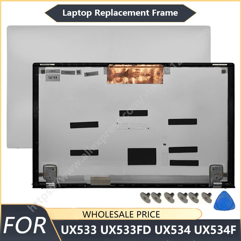 95%NEW For ZenBook 15 UX533 UX533FD LCD Back Cover Hinges Touch Version Orig Repalce top Cover