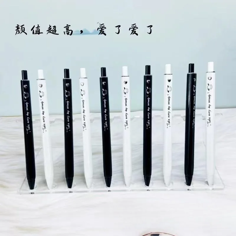 4Pcs Kawaii Sanrio Pochacco Neutral Pen Carbon Pen St Nib 0.5Mm Black Quick Drying Smooth Writing Ins Stationery Gifts For Girls