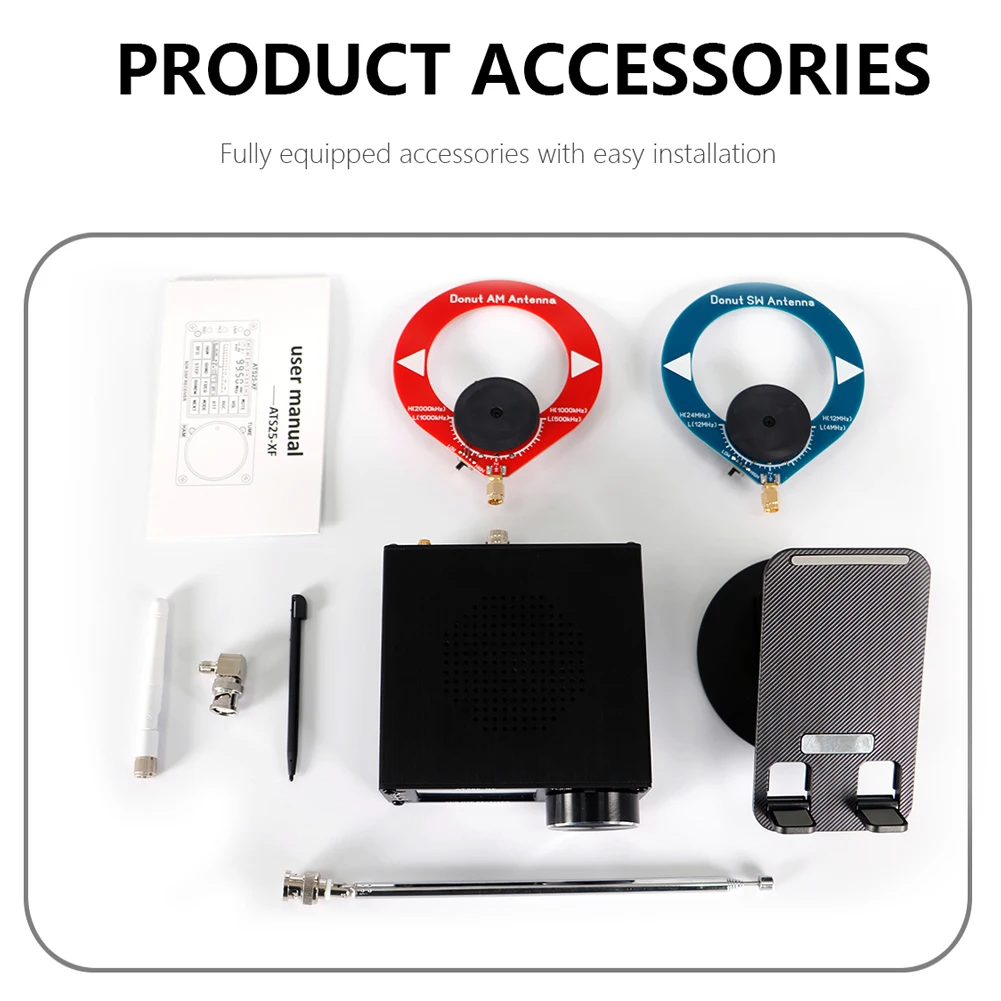 ATS25-XF FM LW SW CB MW خلاط استقبال واي فاي فك 2.8 بوصة TFT LCD تعمل باللمس ATS25 X2 FM AM LSB USB راديو استقبال