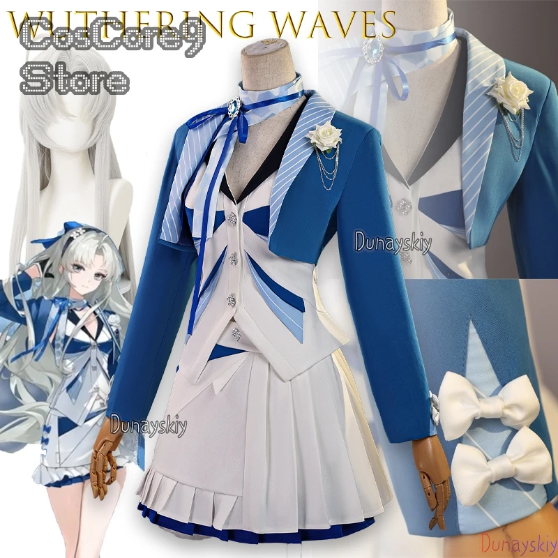 

Wuthering Waves CARLOTTA LA Collaboration CLIO Cosplay 코스프레 의상 Anime Game Character Roleplay Outfit party Christmas Halloween