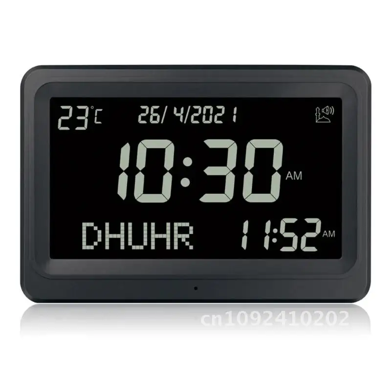 Muslims Azan Table Clocks Azan Prayer Clock Decoration DXAF Prayer Clock Digital Desk