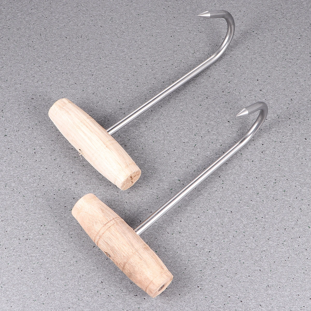 

Stainless Steel Meat Hook Kitchen Tool for Butcher Shop Restaurant Grocery Store Pork Chicken T Hook Roasted