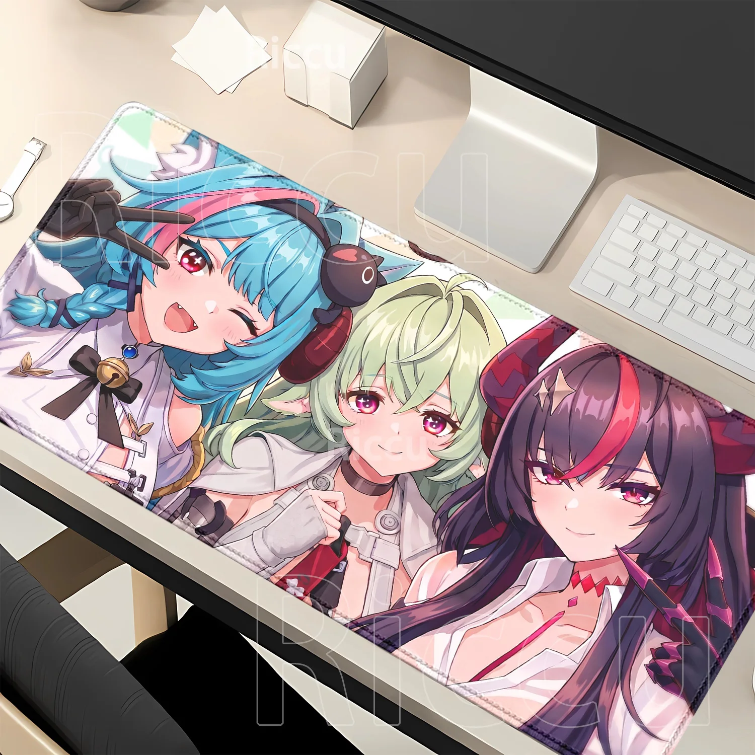 HD Shinku Mouse Pad Neverness To Everness NTE Anime Cute Girl Gaming Keyboard Mousepad PC Office Accessories Non-slip Desk Mat