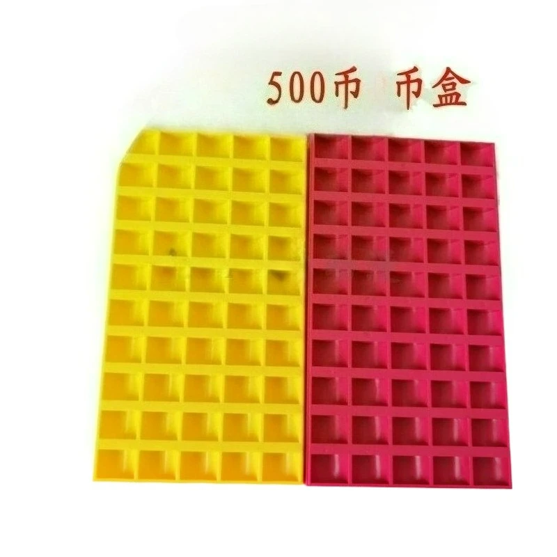 

500 Capacity Coin Counter Box for Arcade Game Machine Supermarket Checkout Coin Storage Box Gaming Accessory