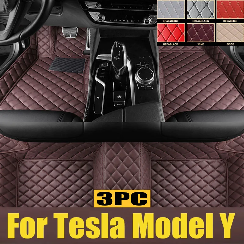 

for Tesla Model Y Car Floor Mats Cargo Liner TPE Waterproof Protective Car Pad Auto trunk mat