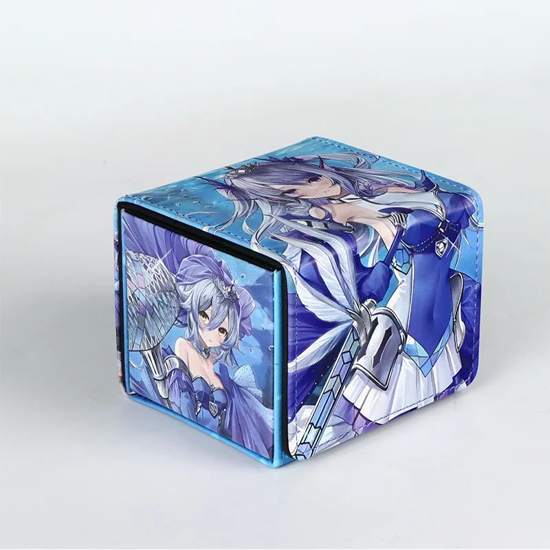 100 + PP Anime Cards Storage Deck Box gioco da tavolo TCG Card Box Protector Case per MGT/Pkm/Yu-Gi-OH/Gathering Games Trading Cards