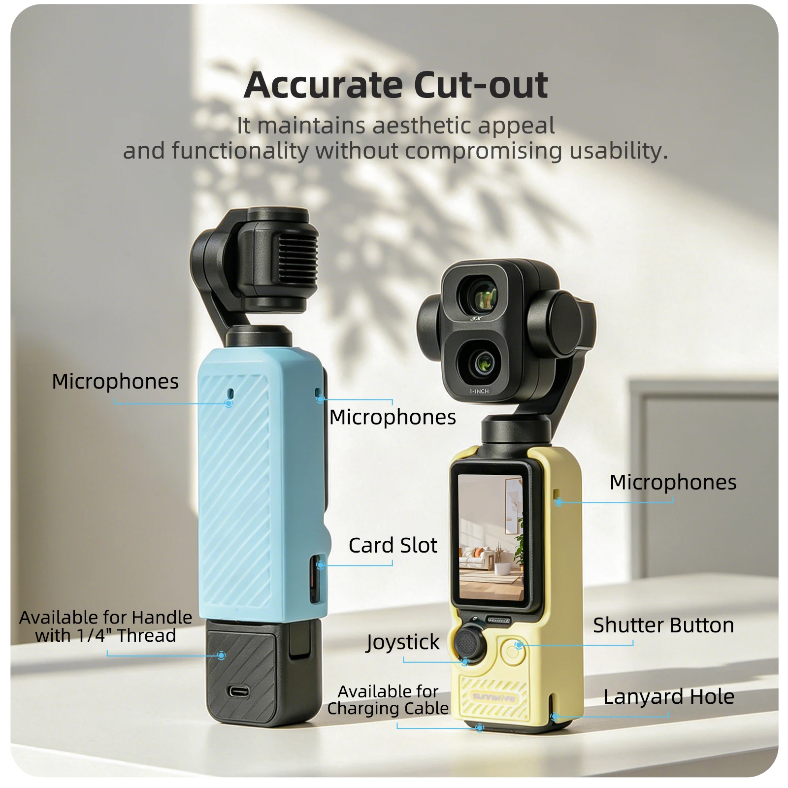 TPU Case for DJI OSMO Pocket 4 - đánh giá và giá Drone Gimbal Case