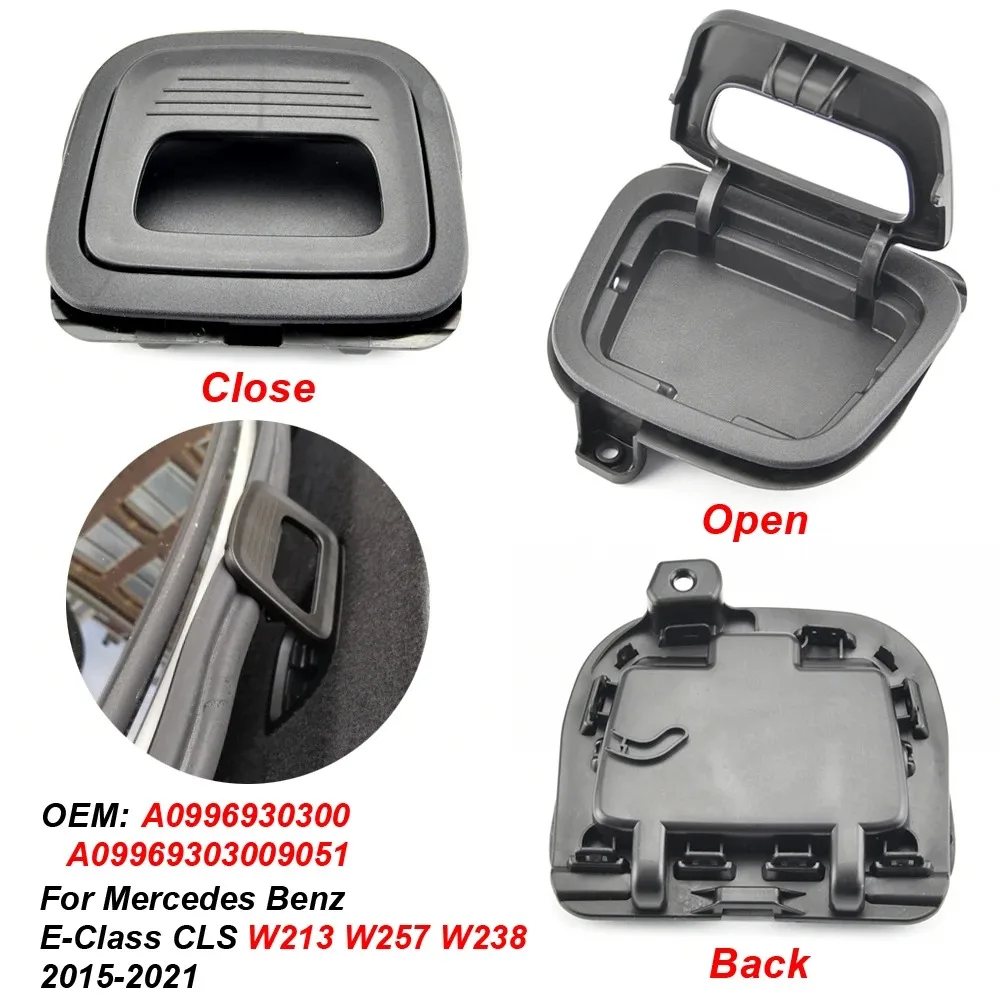 

A09969303009051 For Mercedes Benz E Class CLS W213 W238 W257 2015-2021 Rear Luggage Trunk Mat Floor Carpet Handle Cover