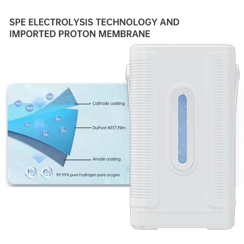 PEM 水素ガス機械吸入器 225 ミリリットル 300 ミリリットル 450 ミリリットル水素発生器 H2 吸入分子水素ガス呼吸機