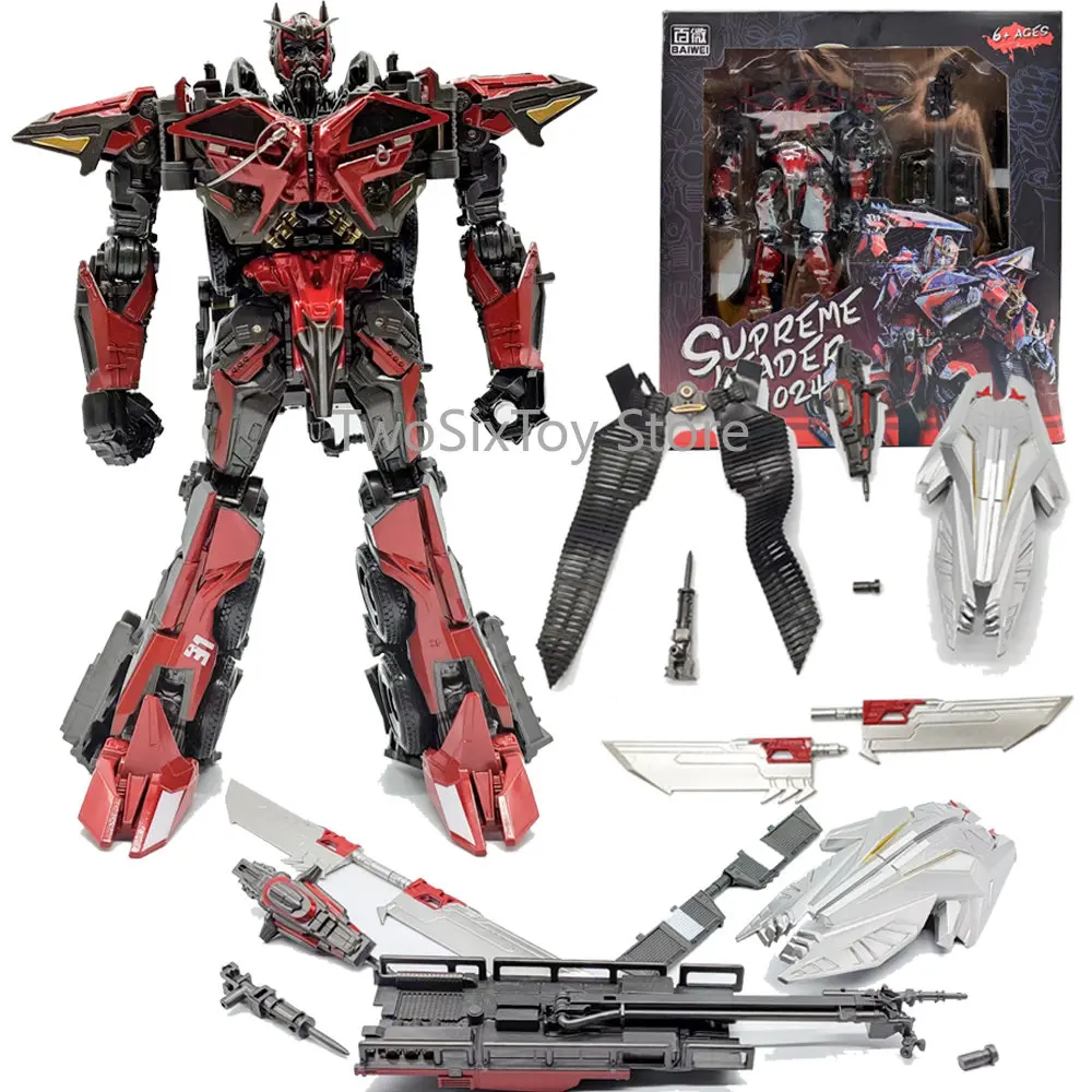 

Transformation Toys BaiWei TW1024 SS61 Sentinel Prime KO 19cm Robot Model TW1023 SS54 Galvatron KO Action Figure Kids Boy Gift