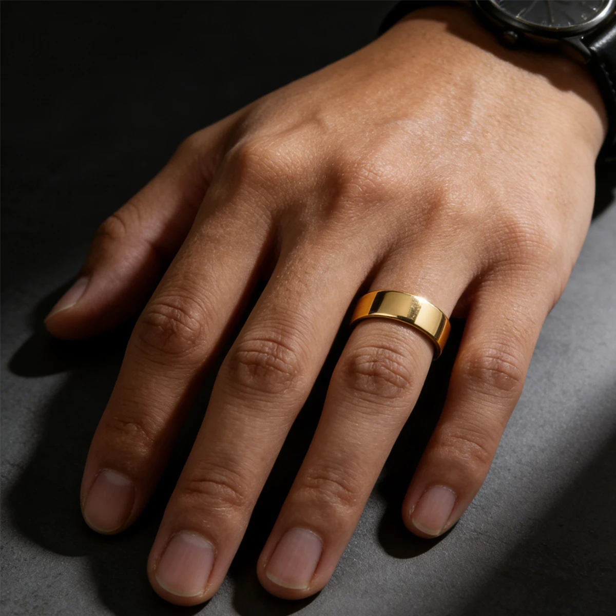 حلقة سيراميك ذهبية Ntag216 NFC، ملحق ذكي قابل للبرمجة 888 بايت لتخزين URL الشخصي، يدعم IOS أو Android