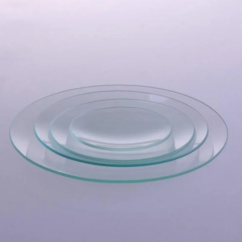 10pcs/lot 45/60/80/90/100/120/150/180/200mm Glass Labware Flat Watch Glass Dish Surface Disk For Laboratory