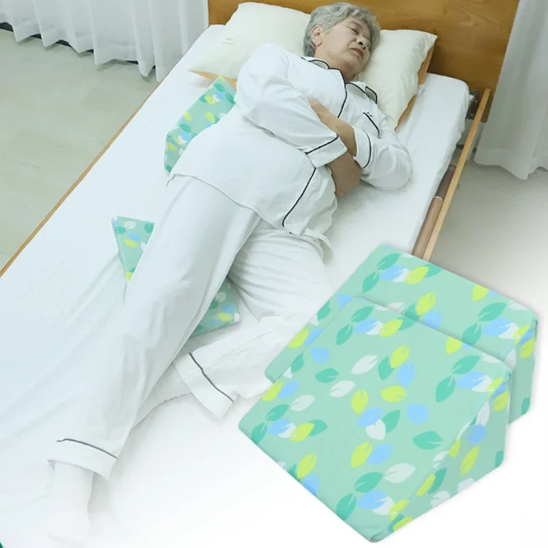 Multi-purpose Lateral Lying Support Pad Bedsore Roll Over Side Pad Bedsore Prevention Elderly Care Bed Gel Triangle Pillow
