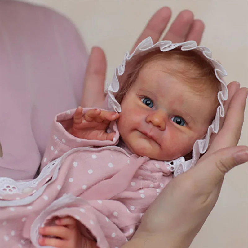 Onvoltooide Reborn Doll Kit Ayla 18 inch 45 cm DIY Ongeverfd Lege Pop Onderdelen met Lichaam Doek en Ogen