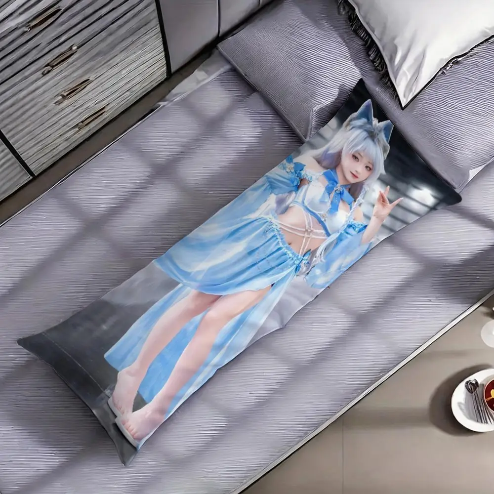 1pc Custom Printed Long Full Body Pillow Soft Body Support Cushion For Pregnant Women Peaceful Night Sleep Pillow