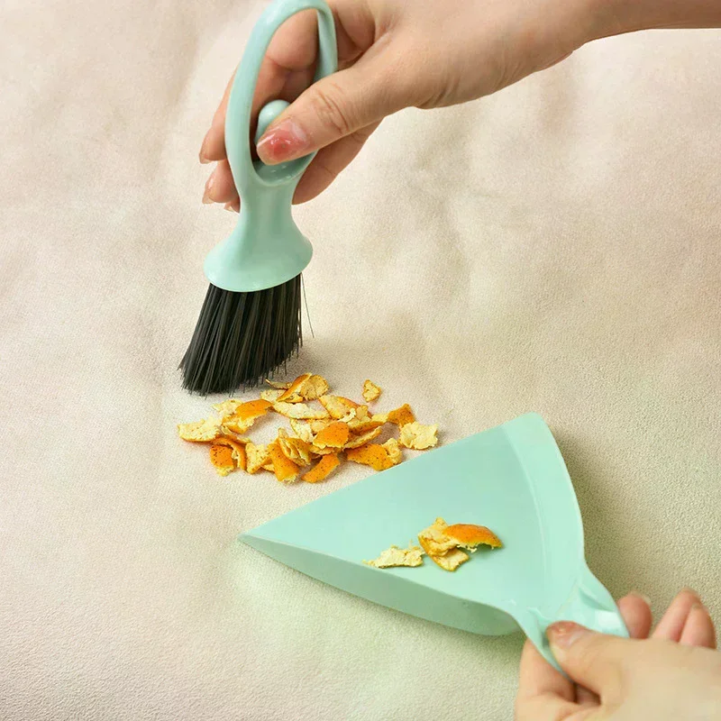 Mini Broom Dustpan Set Portable Desktop Cleaning Brush Keyboard Drawer Corner Sweeping Household Small Cleaning Tools