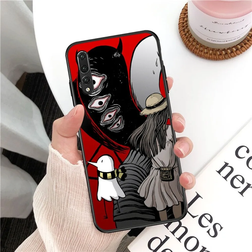 Oyasumi punpun anime Phone Case For Huawei P 8 9 10 20 30 40 50 Pro Lite Psmart Honor 10 lite 70 Mate 20lite