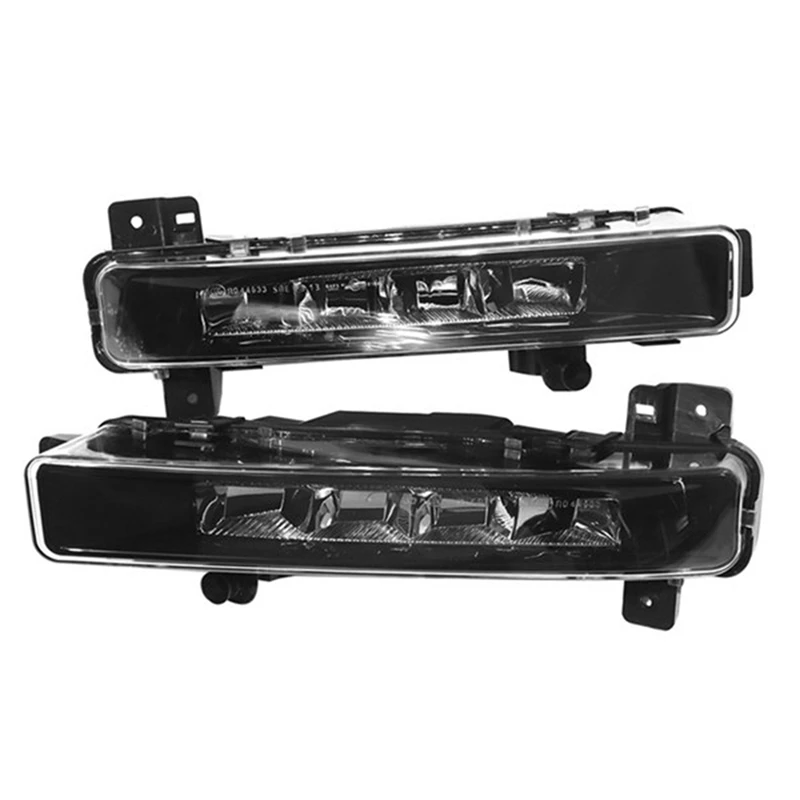 

1Pair Front Fog Light LED Daytime Running Light For BMW 5 Series G30 G31 G38 520I 530I 2017-2020 63179477171 63179477172