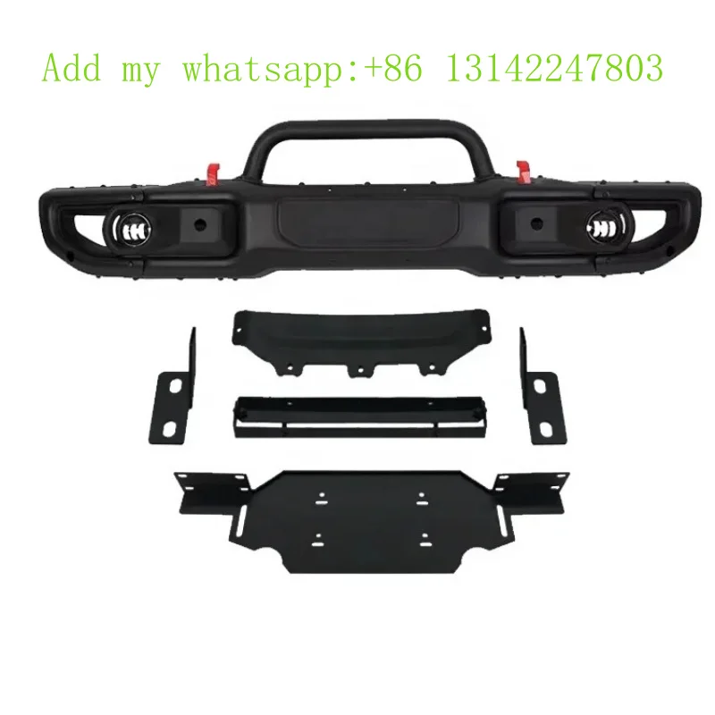 

10th anniversary front bumper s Wrangle r JL bumper with sensor holes and U tube