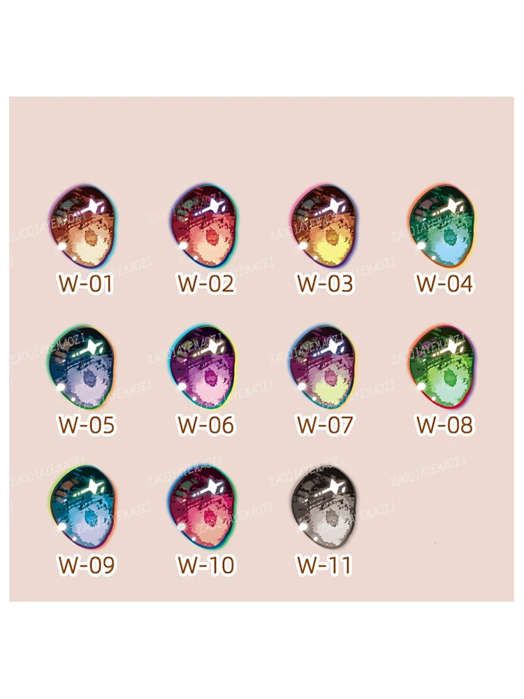 BJD eyes 10mm-14mm-18mm-22mm doll pressure eyes for 1/8 1/6 1/4 1/3 BJD SD doll eyeballs doll cartoon eyes