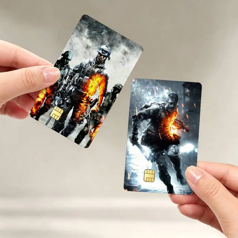 B-BattlefieldS 6 shooting Sticker Film Tape Skin for Credit Card Debit Card Waterproof Stickers
