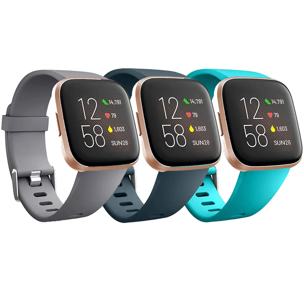 3PCS Weiche Silikon Armband Für Fitbit Versa 2 Band Armband Sport Armband Für Fitbit Versa Lite Armband Für fitbit Versa