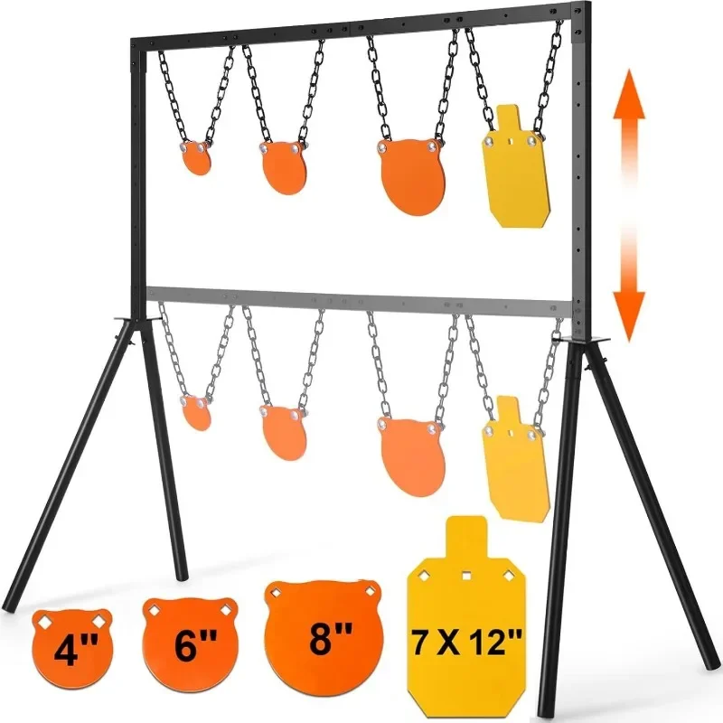 Target Holder AR500 Shooting Target System Adjustable Height Steel Target Holder