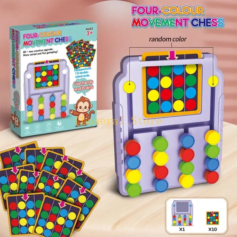 E7CE Color Matching Chess Game For Kids Logical Training Educational Learning Toy