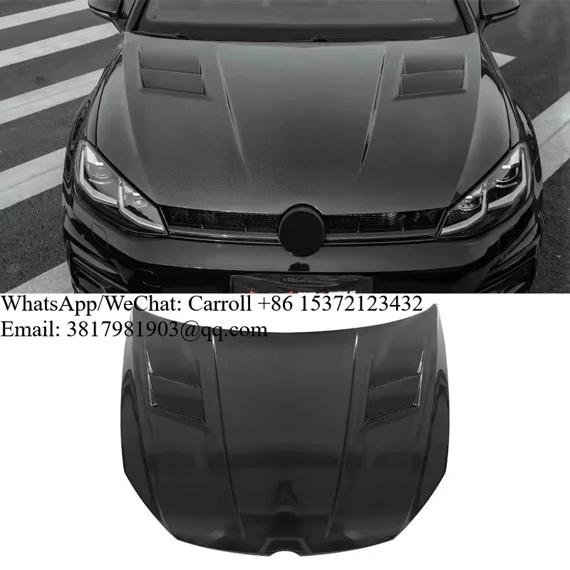 

Подходит для Volkswagen Golf 7 7,5 R-line GTI Капот из углеродного волокна для Vw Golf MK7 7,5 Капот двигателя 2013-2020